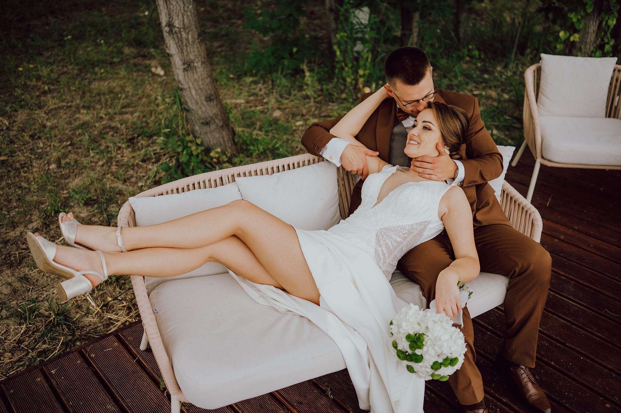 boho pogoria wesele nad jeziorem